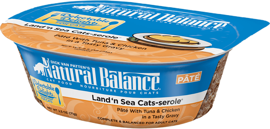 Natural Balance Delectable Delights Land 'n Sea Cat-Serole Paté